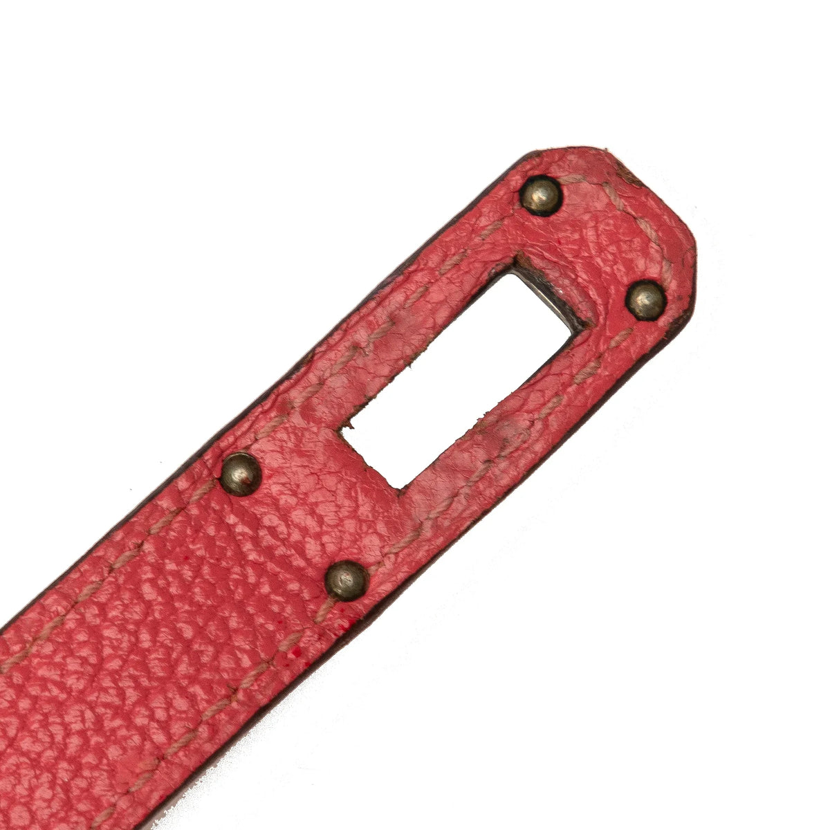 Kelly Wallet Leather Classic Pink (Good) Authenticated Unisex Chevre Long Pre-Owned Calf Hermès Wallets