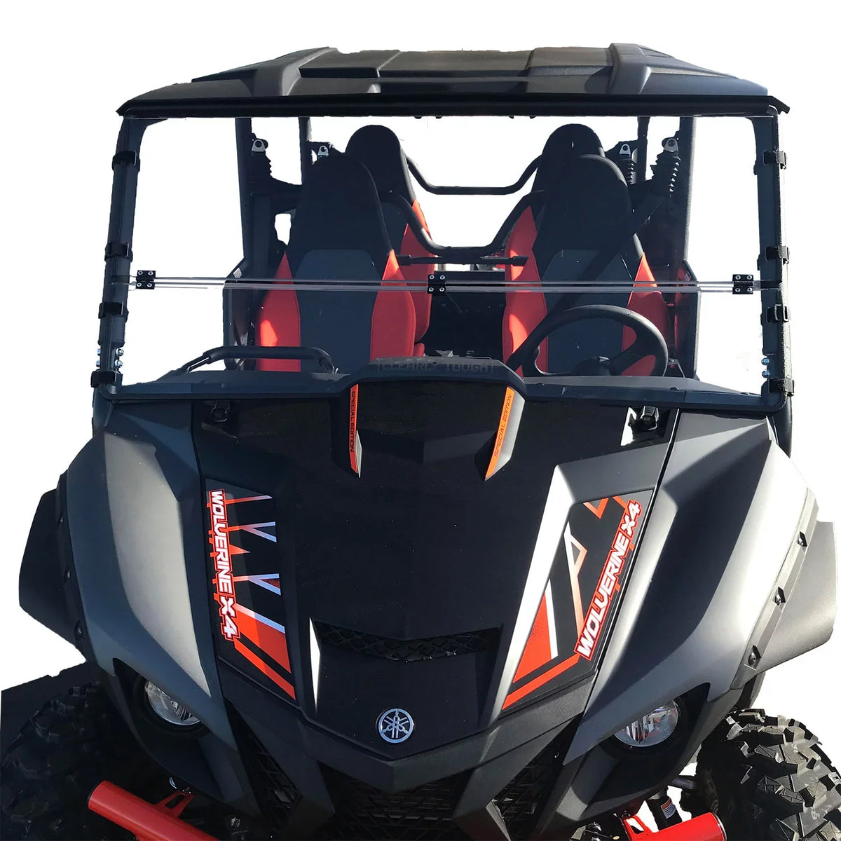 Coat. / Yamaha Made Full Folding in and older) Tough Clearly w/Hard Windshield polycarbonate RESISTANT- X4 - X2 Premium Versatility! (2020 Extreme America! SCRATCH Wolverine