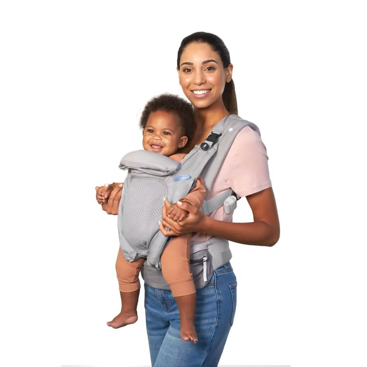 Baby Unisex, Ergonomic 4-Position, Infantino in-Season-5 Gray Carrier, Layer 8-40lb,