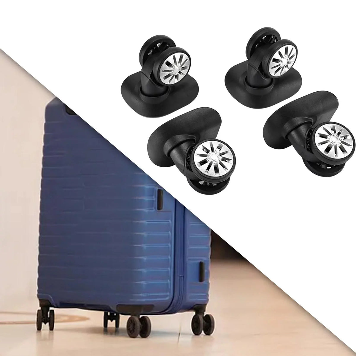 Caster Trolley Wheels Wheels for 4Pcs Replacement Suitcase Case Luggage Bag
