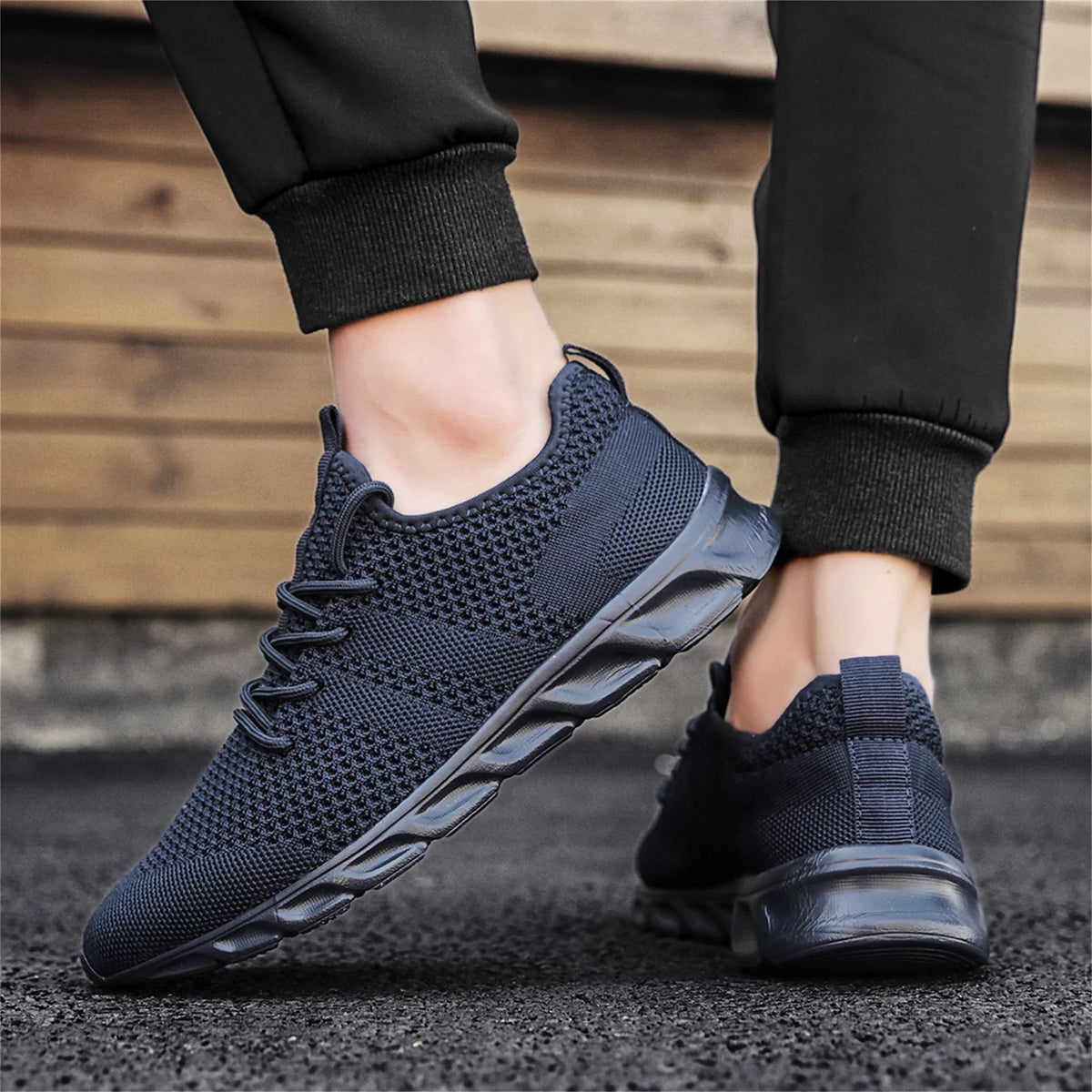 Mens Sneakers Running Athletic Lightweight Sport Shoes Casual Comfortable Walking Fashion Shoes Mesh Breathable Sole Damyuan