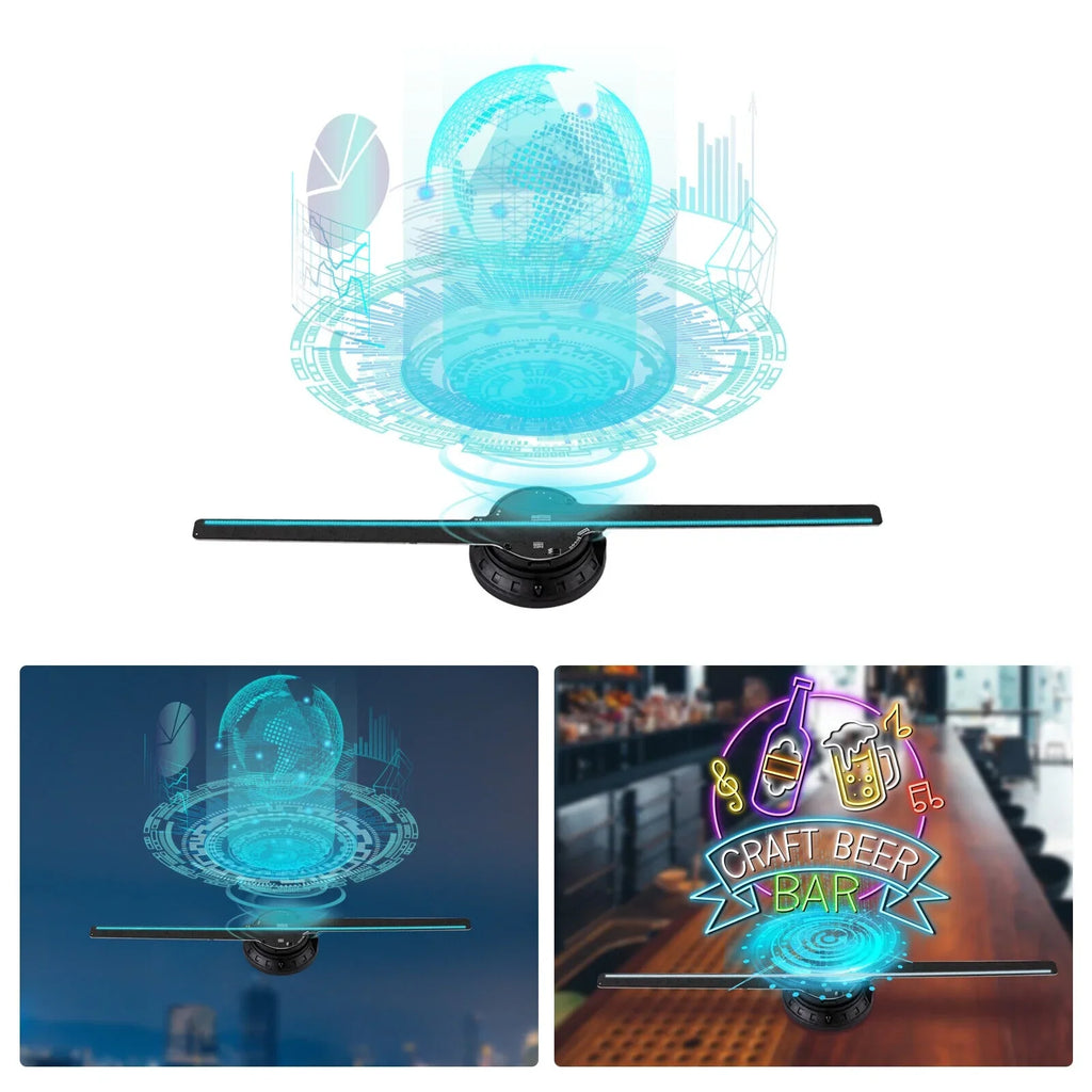 Projector Effect Cafe Club Bar MIDUO Decor Fan 3D Hologram