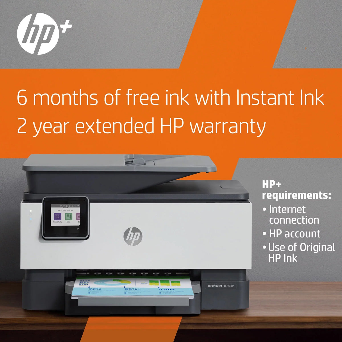 9018e Inkjet OfficeJet Pro Wireless HP All-in-One Printer Color