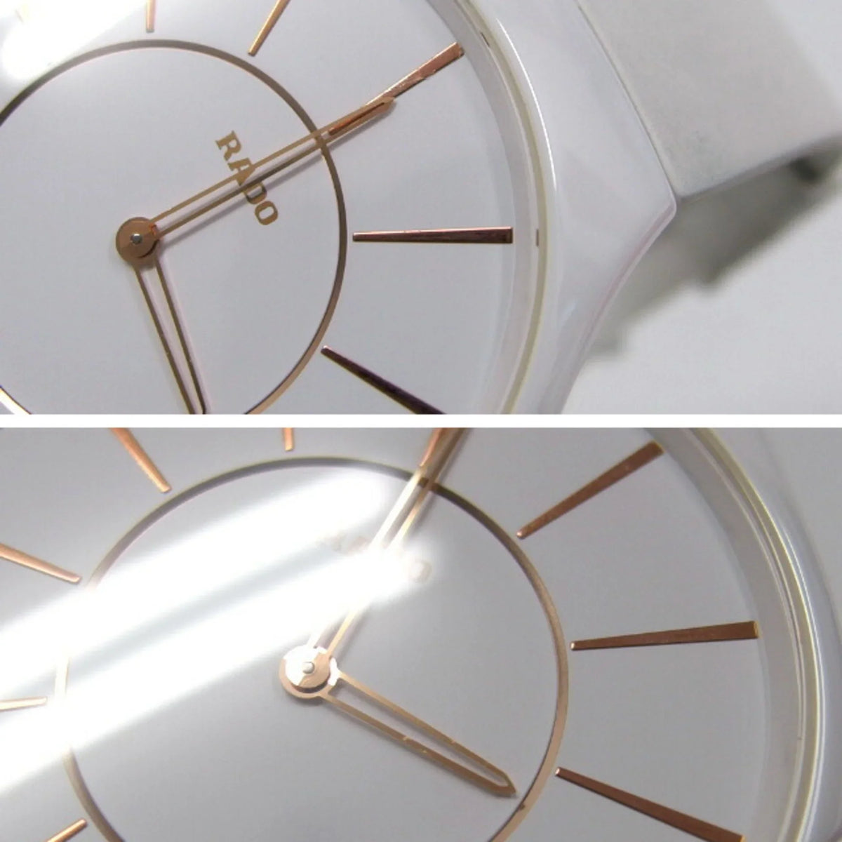 Watch White Men's True Pre-Owned Thinline Quartz Rado (Good) R27957109