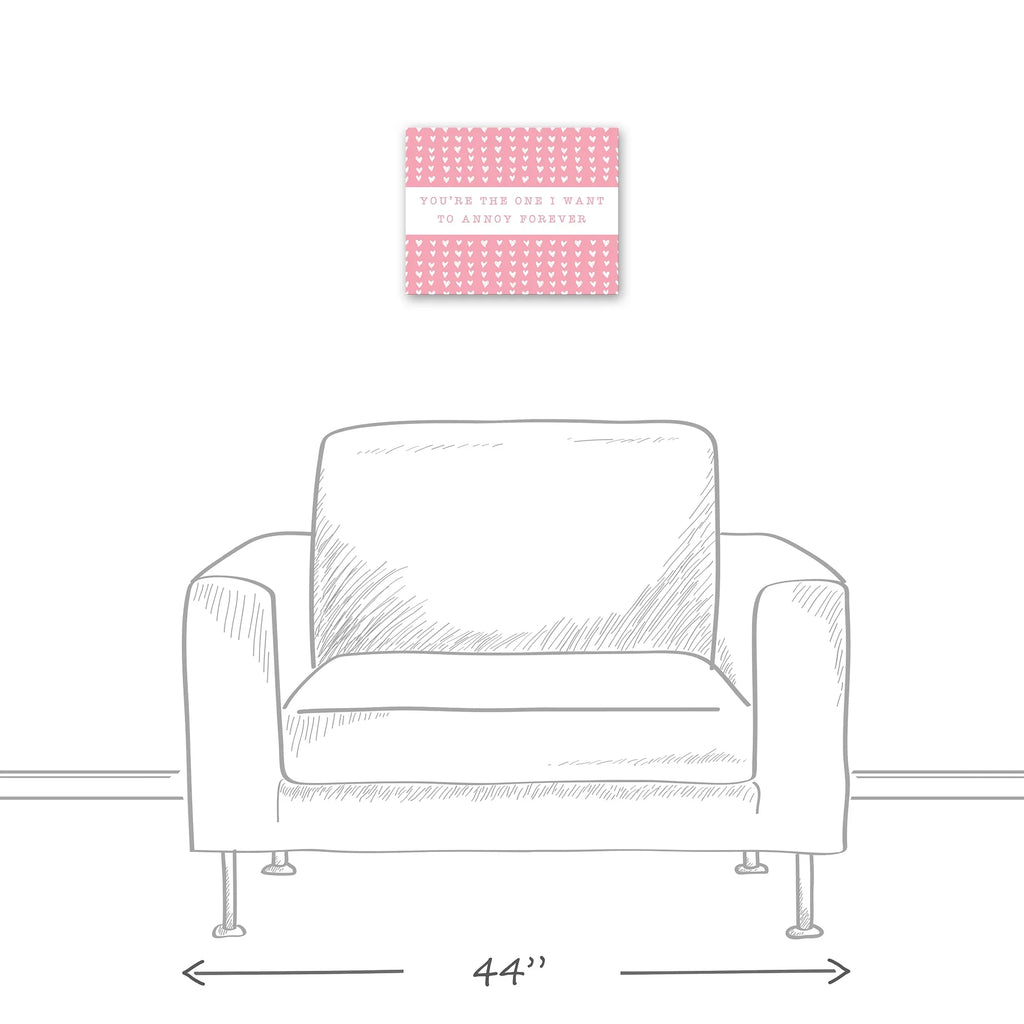 Pink Annoy x 14 Creative One 11 Products Forever Canvas Wall Art