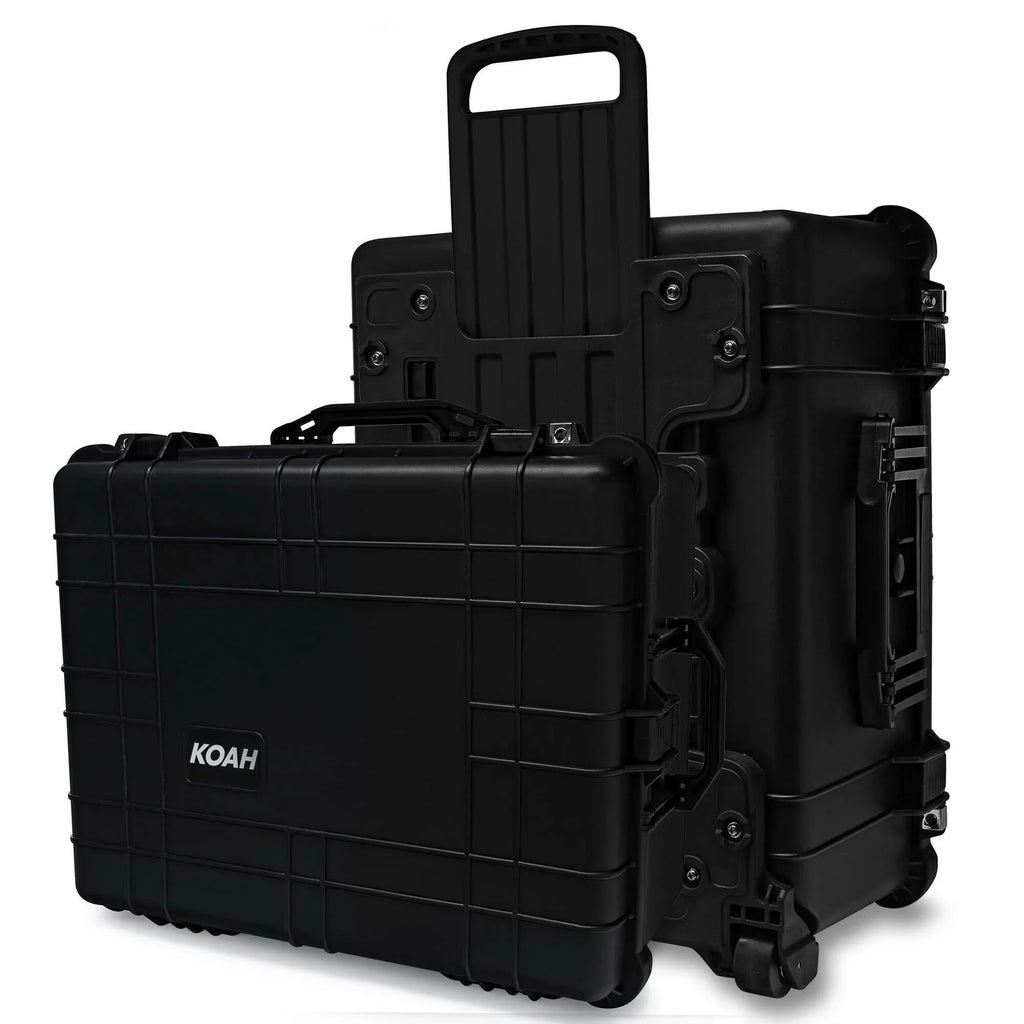 x Foam (25 20 Hard x Customizable 12 Koah Weatherproof with Wheeled Case Inch)