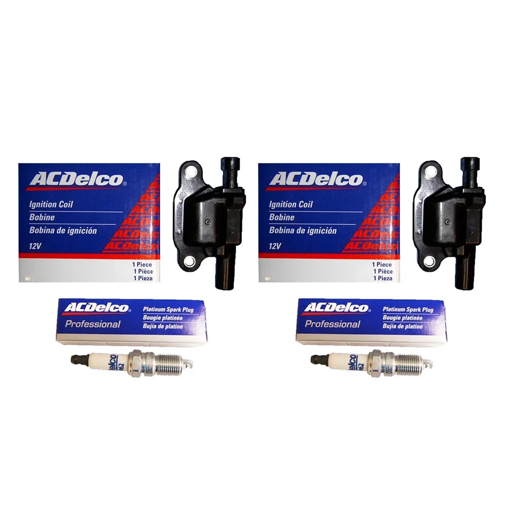 D513A ACDelco + (2) Plugs (2) 41-962 For Auto Parts Ignition Performance AD New High Spark Coil
