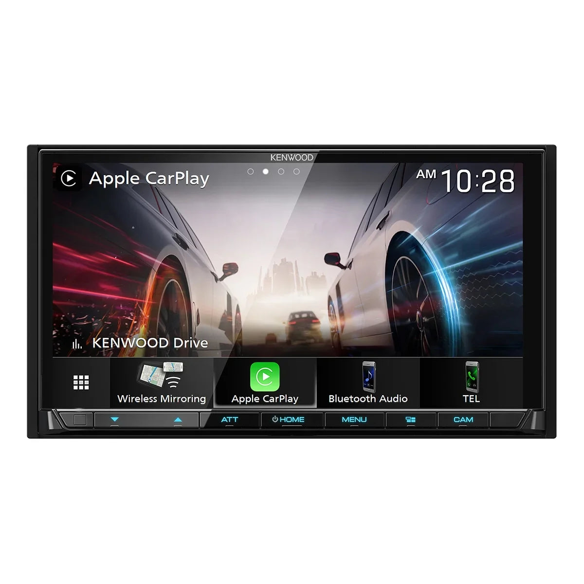 Kenwood Digital eXcelon HD Auto, Receiver Touchscreen Bluetooth 6.95" Multimedia Android with Play, Radio DMX908S & Apple Car