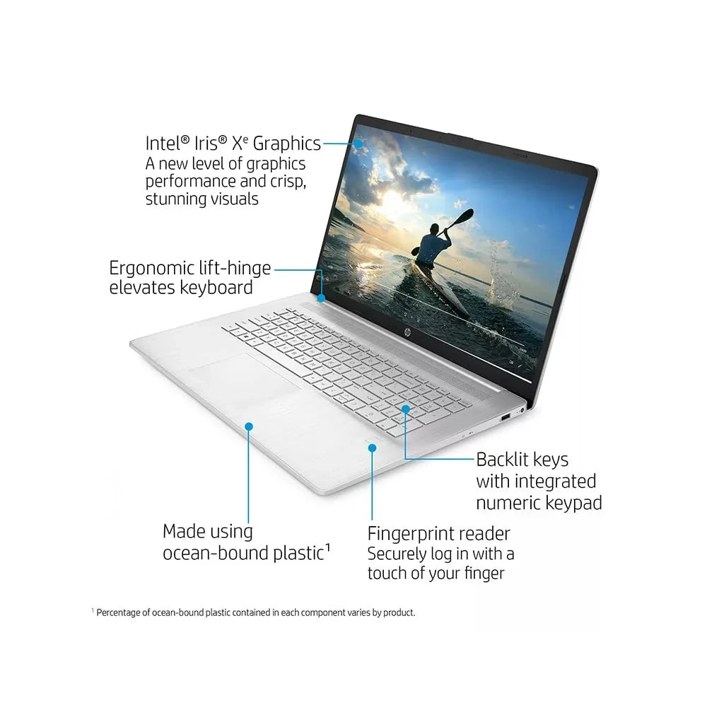 RAM, Keyboard, Audio, FHD Computer, HD PCIe Core OS, 11th Intel IPS Xe Iris Laptop Silver, 17.3" Card 1TB Webcam, Backlit Intel 2021 Generation 32GB HD 32GB Windows USB Graphics, HP SSD, i7-1165G7,