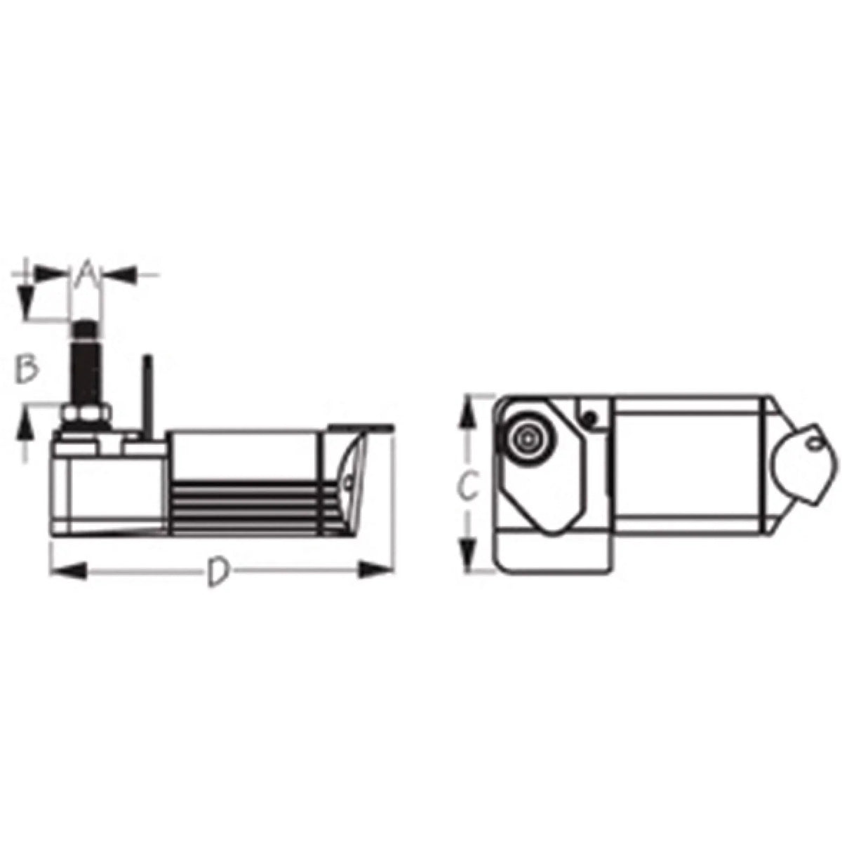 Sweep Wiper 80D Sea Dog 412238W3; Motor-3.5