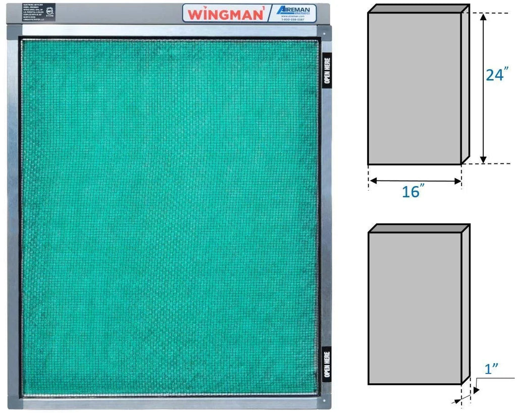 Filter Including Pads IN! Year Current Simply IT Electronic PLUG Furnace 16x24x1 Air of Homeowner Supply Installed- AC - Replace Your Replacement Filter Air and