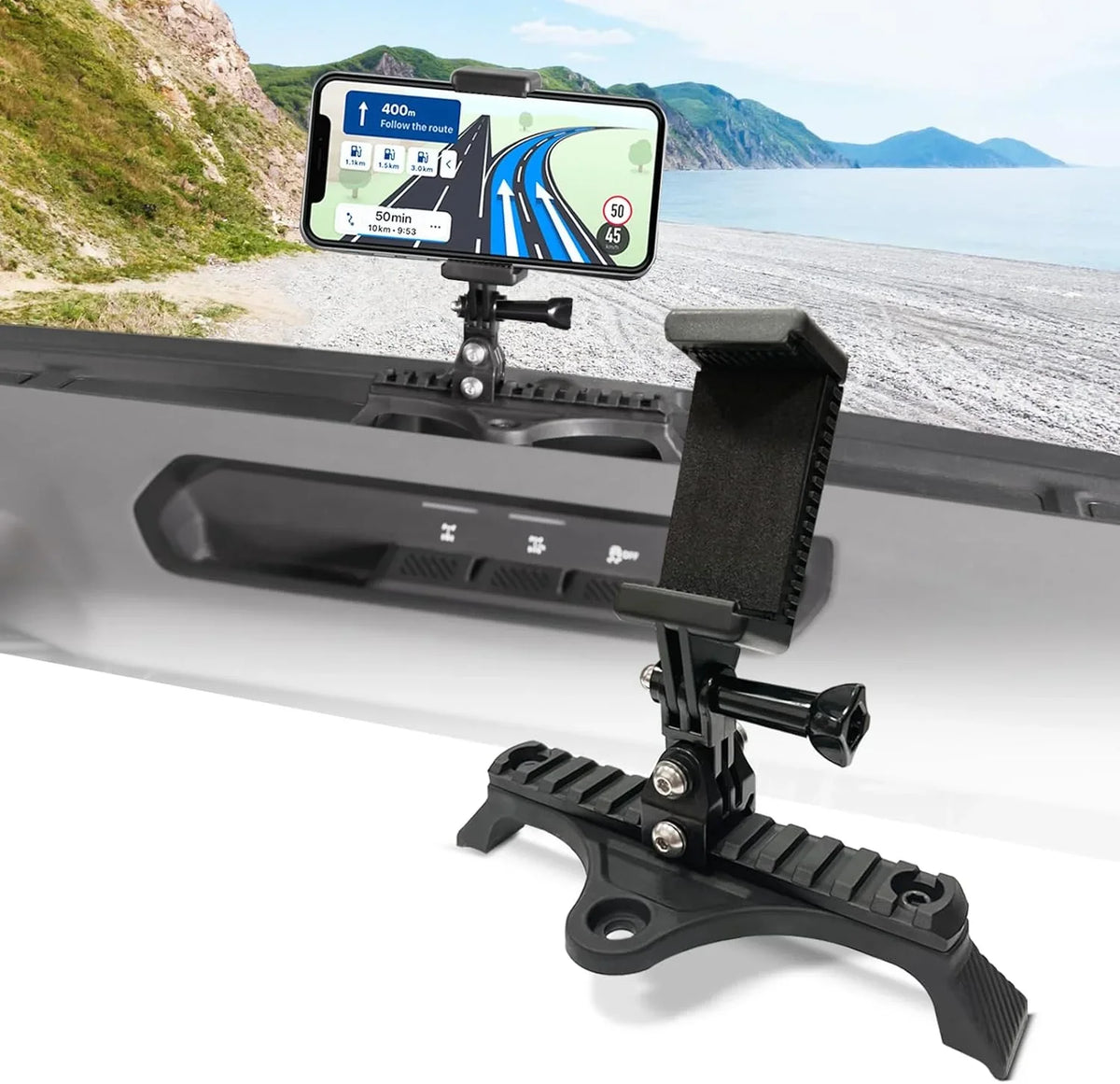 Bronco Adapter, for with Action Phone Ford Locking Phone Holder Platform Mount Picatinny Base Rail DIY Dash