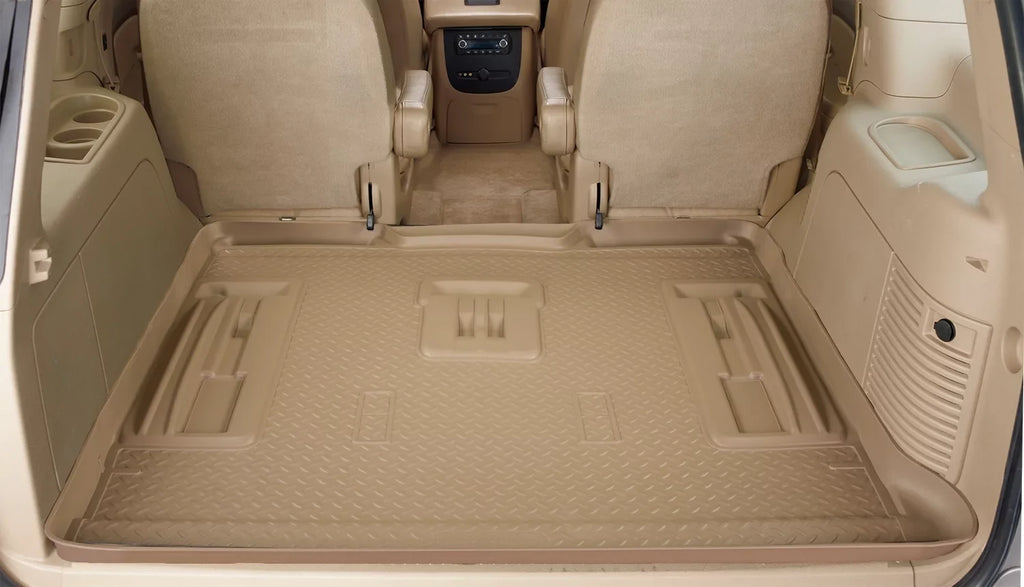 Compatible 2002-2010 Tan Husky row 3rd Compatible w/o Cargo 2006-2010 with Liner all models Classic models with and Liners seat 02-05 Style Series Explorer; Ford