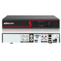 HDD) Remote KKmoon Recorder Monitoring Home High (NO DVR AHDAnalogTVICVI/ for office Full 1080P System kit CCTV Definition 4CH Plug Digital Phone Video DVR P2P