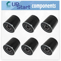 49065-2071 FH381V 6-Pack AM107423 Compatible with Replacement Oil for Oil Engine CS02 4 Filter - Filter Stroke 49065-7010 Kawasaki