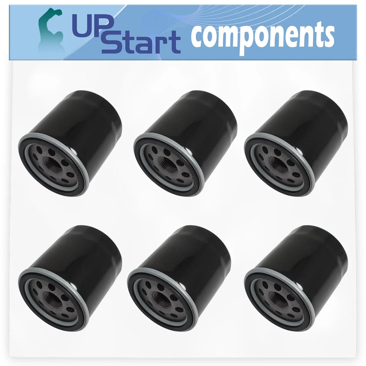 49065-2071 FH381V 6-Pack AM107423 Compatible with Replacement Oil for Oil Engine CS02 4 Filter - Filter Stroke 49065-7010 Kawasaki