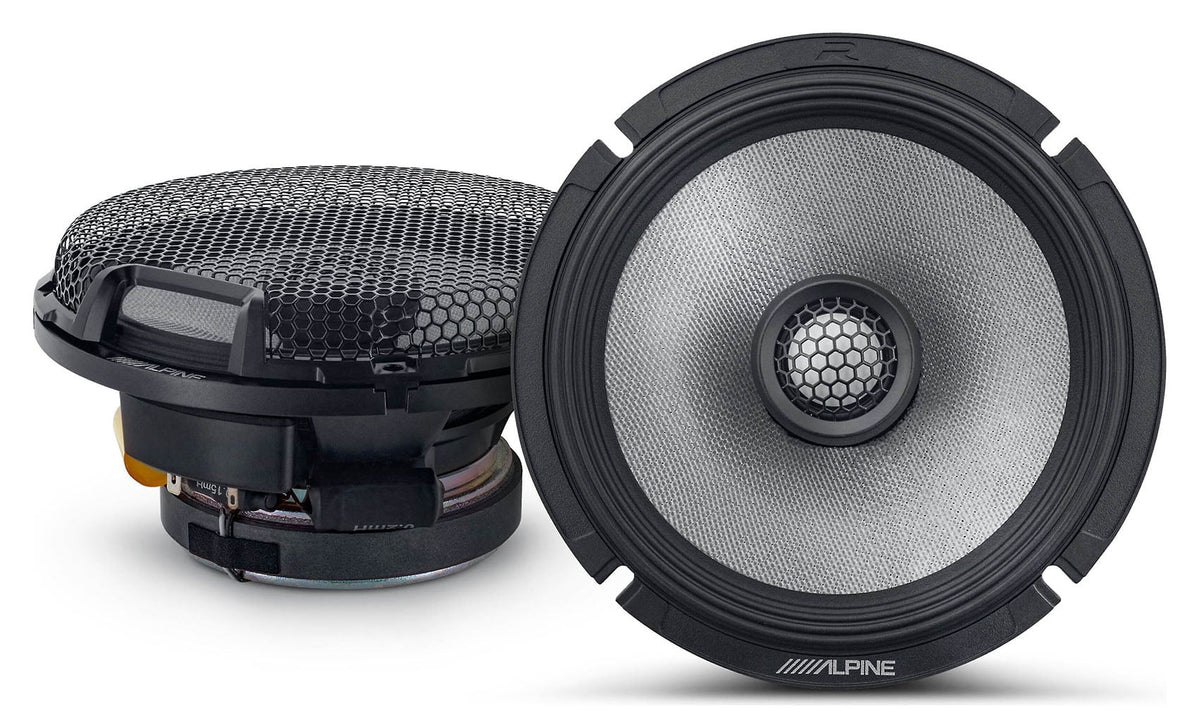 (4) Alpine R2-S65 High-Resolution 6.5" Speakers Audio Certified Car 2-Way