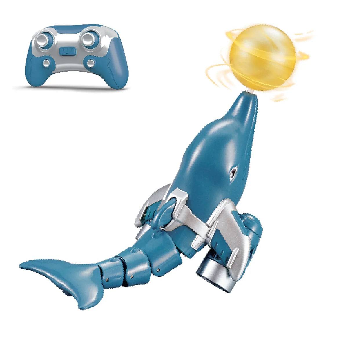 Click Pool Remote Head /one Animal Waterproof Head Head Waterproof Boat Water River Boat Water Ball Kids Toy Boat Kids Pool Toy Water Remote Dolphin boat,Demo Remote Animal