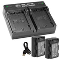 for A7R III, Batteries Charger III, a9 III, a7R A7R3, 2 a7 9R, Alpha Alpha IV, A9, NP-FZ100 II, Alpha a7S Sony and 9S a6600, Cameras Alpha BM Dual Bay
