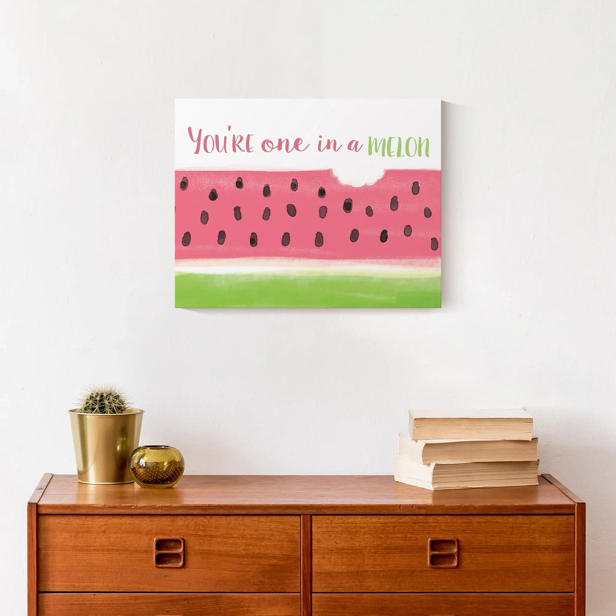 Art Canvas A One 14x11 Creative in Melon Wall Products