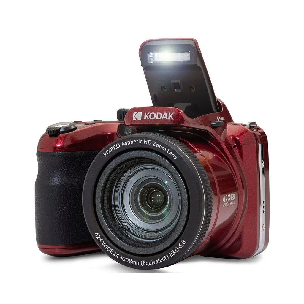 Battery with AZ425 Camera Card Astro PIXPRO (Red) Zoom Kodak 32GB and