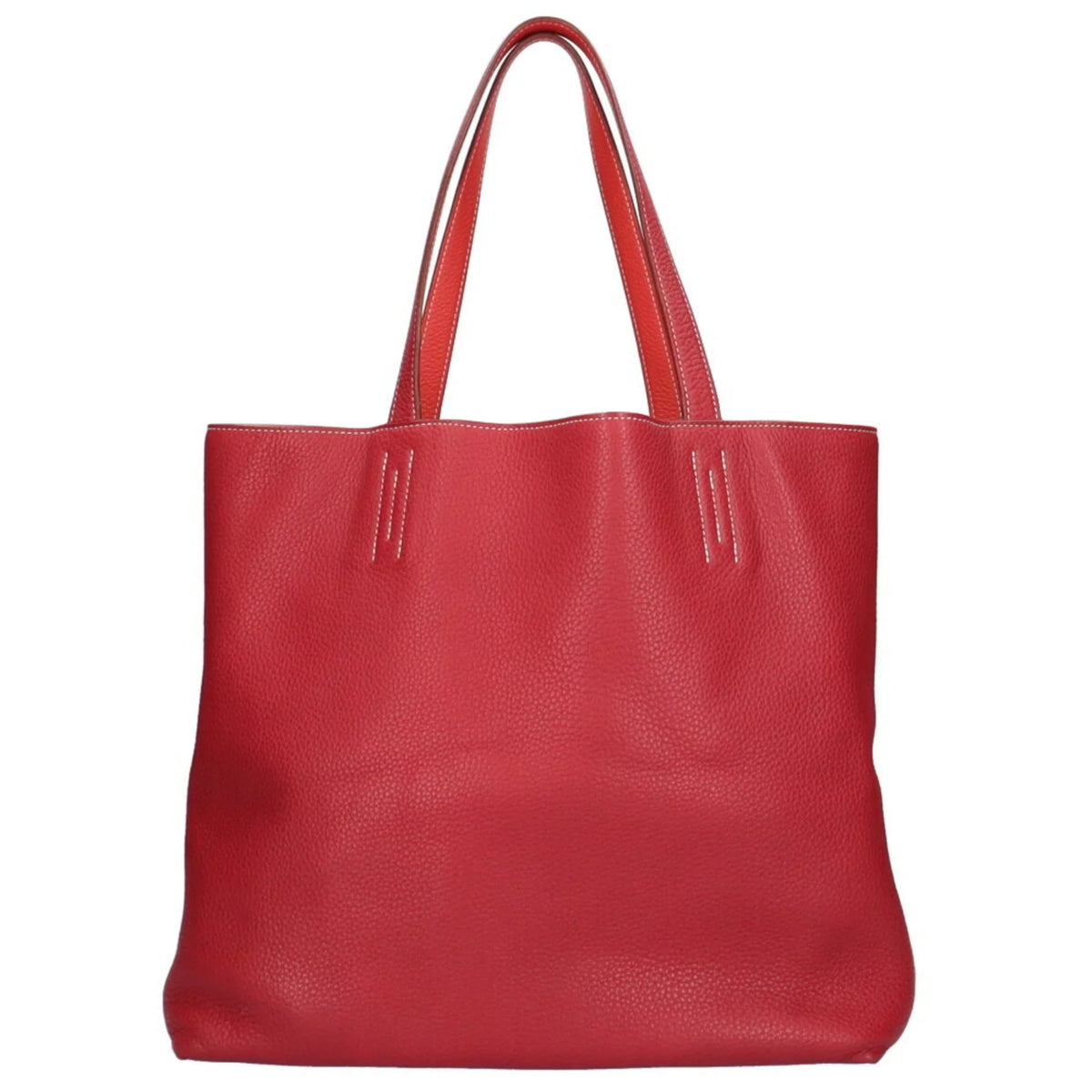 Ladies Clemence Red Double Tote HERMES Hermes Pre-Owned Sense Bag Taurillon 36 (Good)
