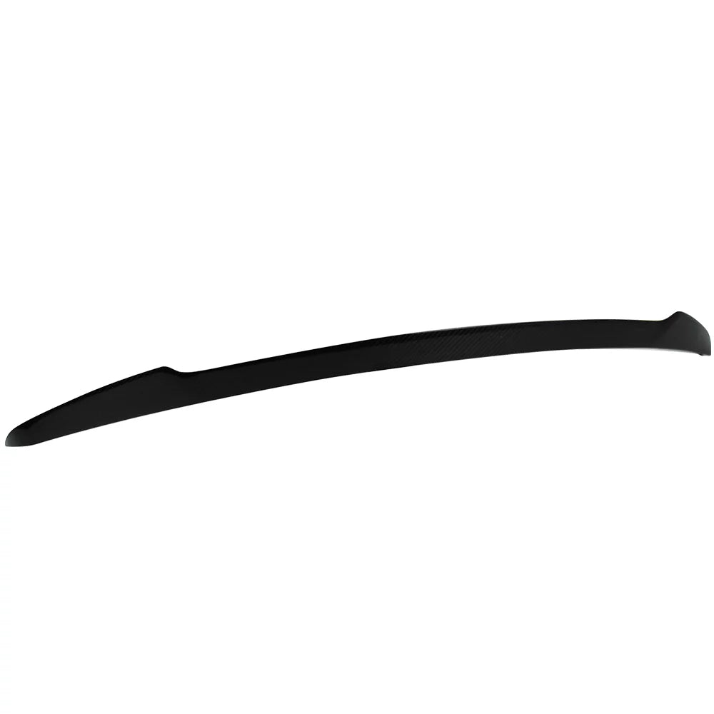 2013 2012 Compatible 2015 2014 2016 Ikon Motorsports Wing H Rear 2018 Style Spoiler Trunk Model 2017 S with Tesla - Fiber CF Carbon 12-23