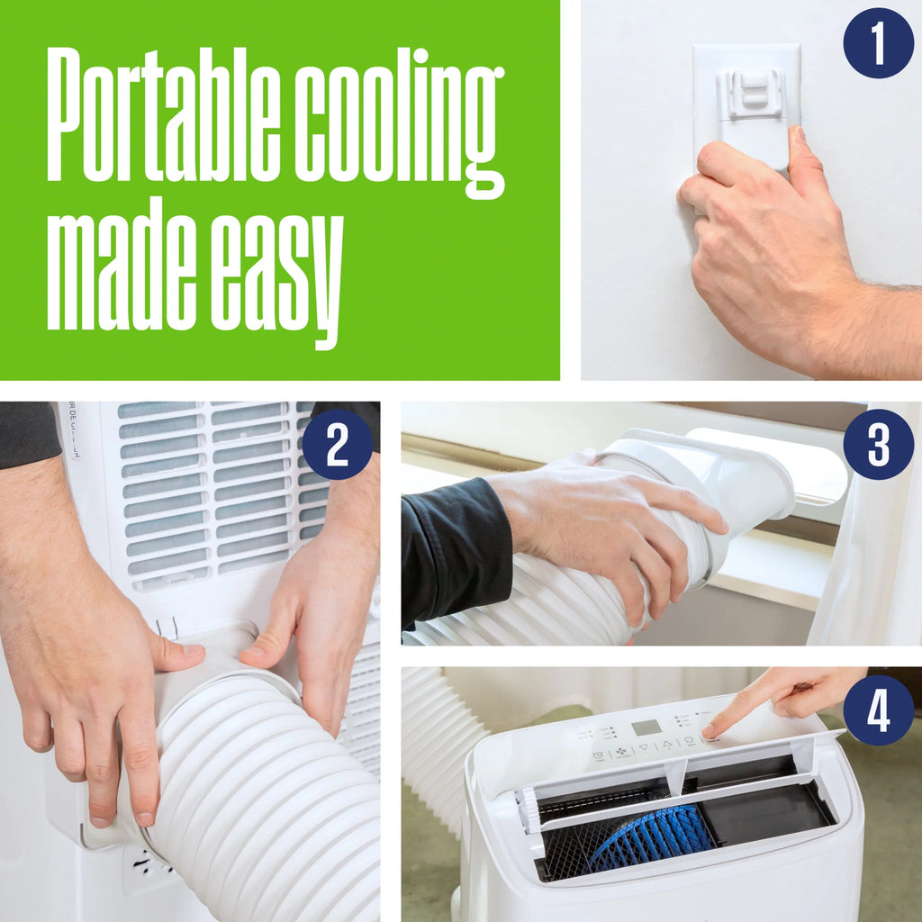 Remote Portable Ft Conditioner 14,000 Sq Smart & to Westinghouse App, 700 Air with up with Dehumidifier BTU