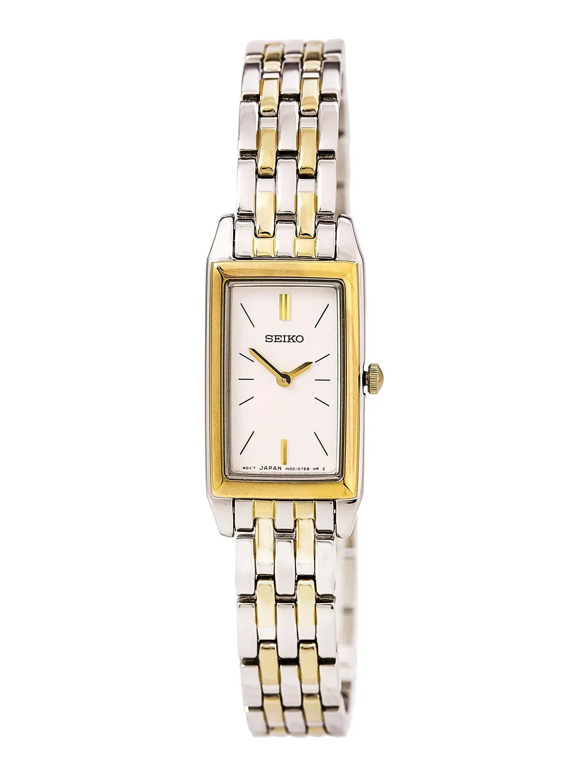 SUJF76 White Seiko Watch Bracelet Dial Two Tone Steel Women's Dress Stainless