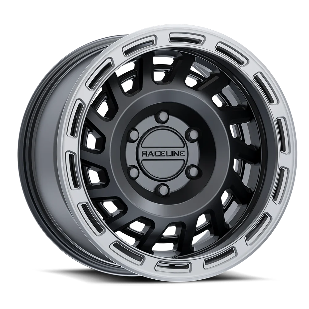 select: CHEVROLET CHEVROLET W/ SILVERADO SILVER RING 2015-2018 LT, SATIN Wheel, Fits SILVERADO 0mm 17" 2014 HALO K1500 K1500 17X8.5 Aluminum Raceline Cast BLACK 6X139.7 957BS-HALO
