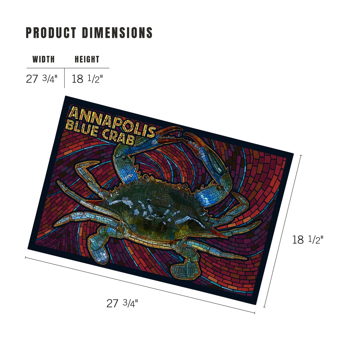 Puzzle, 1000 Crab Jigsaw Blue Annapolis, Mosaic Lantern Piece Maryland, Press