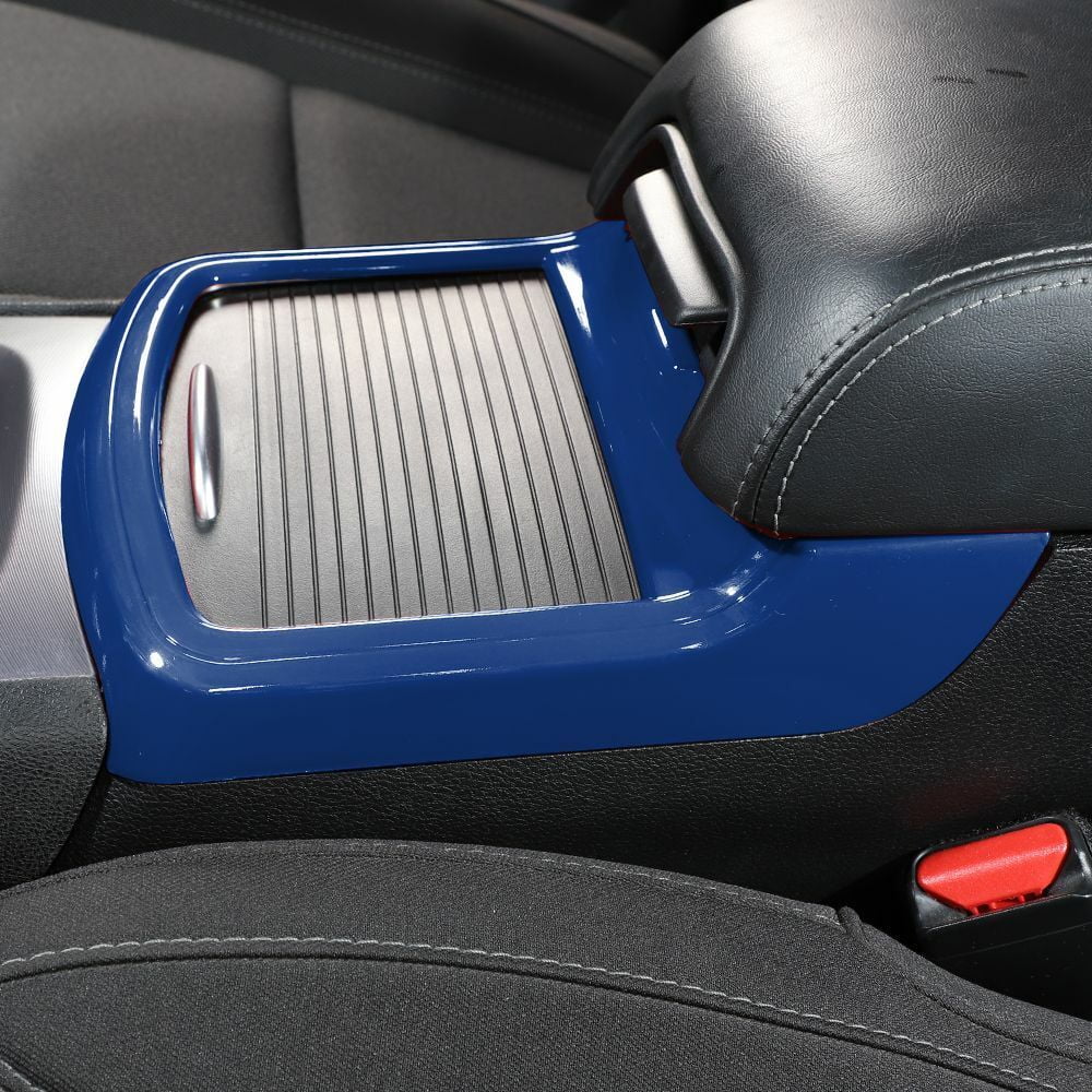 Central Holder Teledu + Console Trim Cover Inner Blue Panel Cup