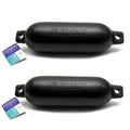 x Inch 6 Rite Black Boat 15 Dock Rush Bumper 86881 (Pair)