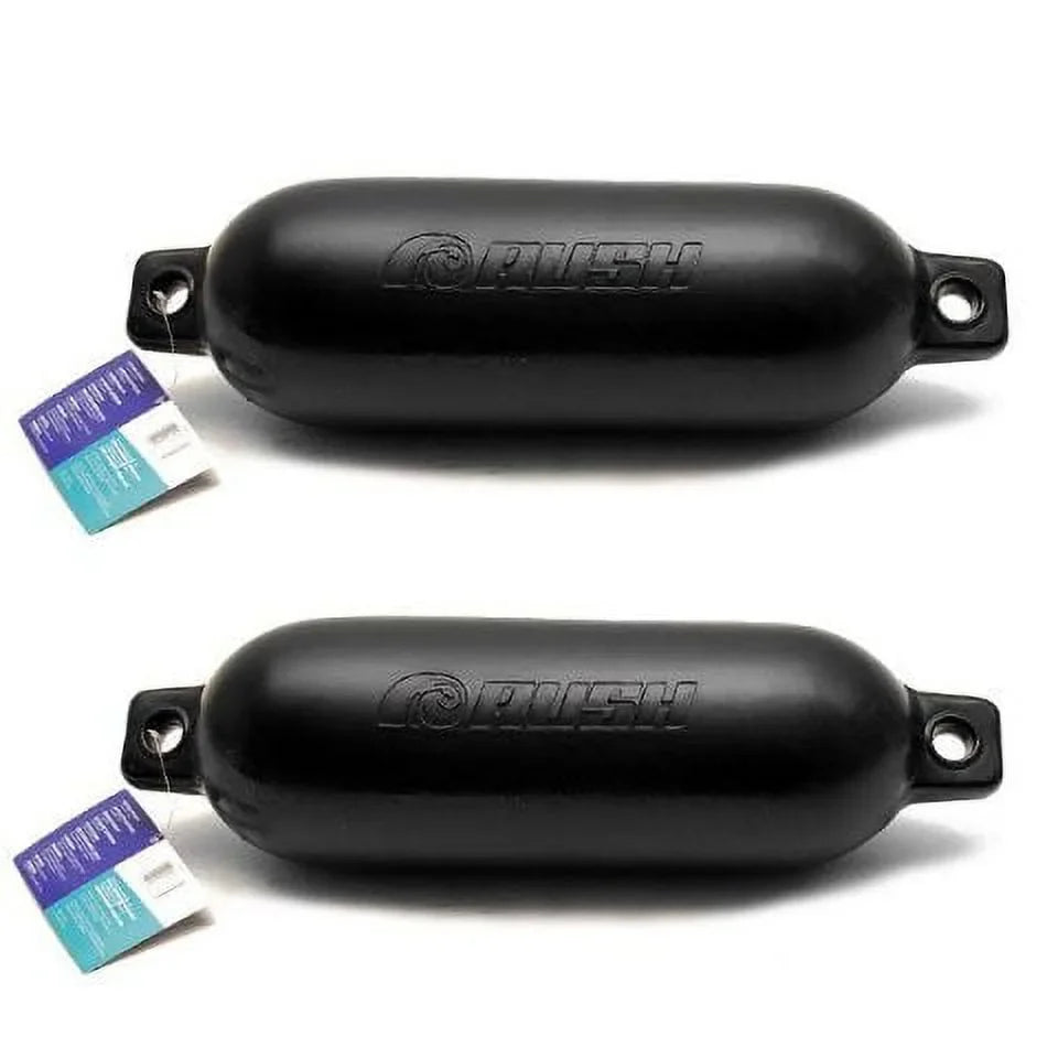 x Inch 6 Rite Black Boat 15 Dock Rush Bumper 86881 (Pair)