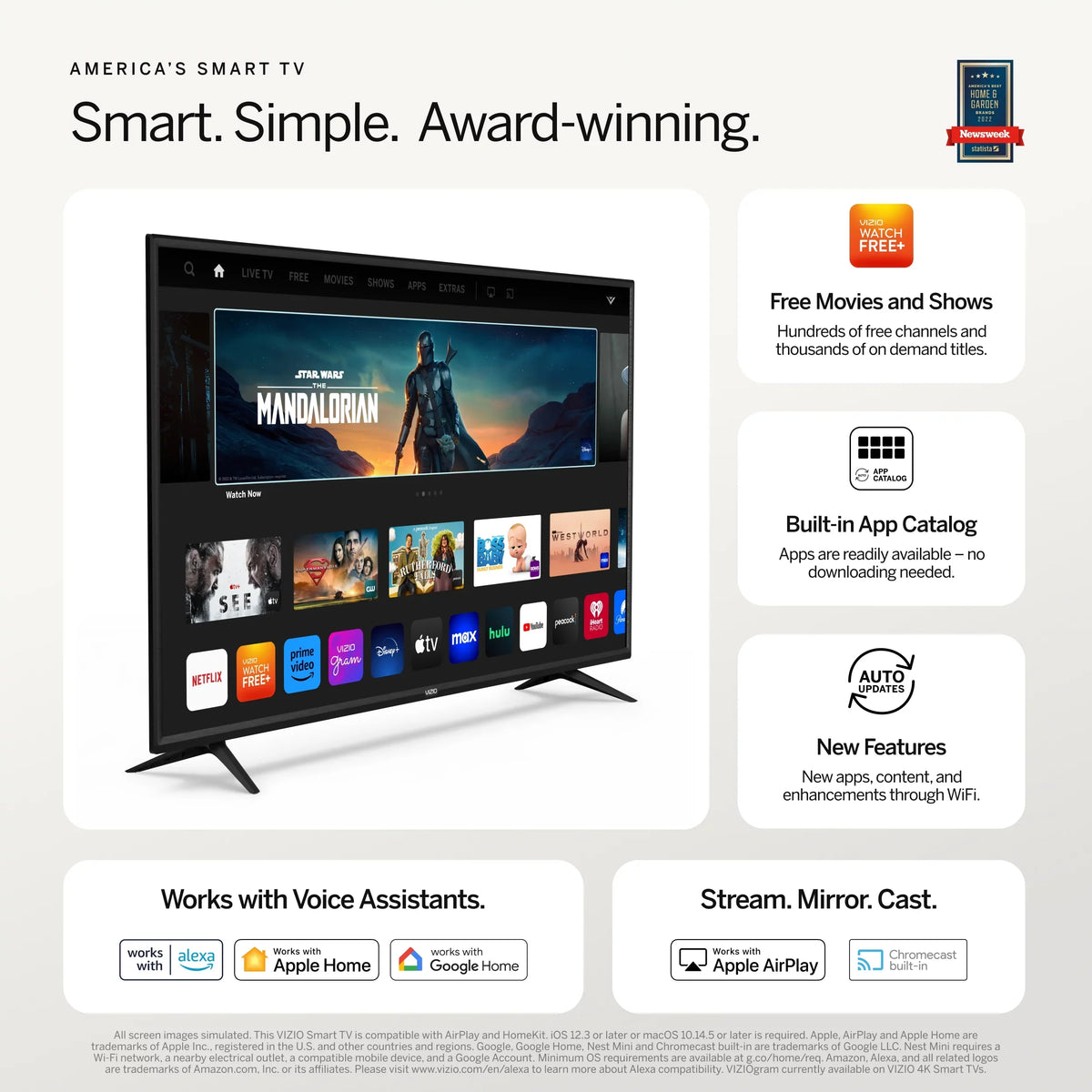 M7 HDR M70Q7-J03 Smart Series Class VIZIO 70" 4K TV QLED