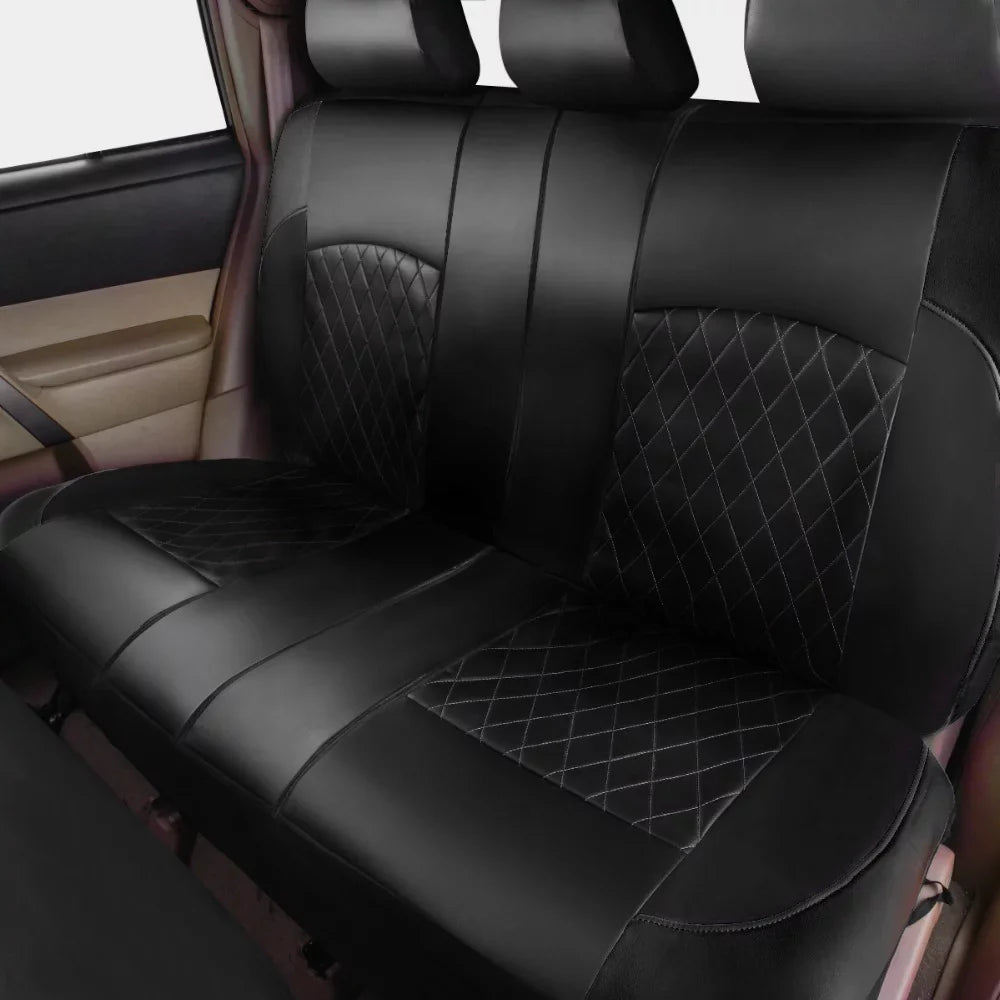 Seat Set Interior Cover, Accessories 9 Auto PU for Seats SUV Trucks Full Van Auto Leather Pcs Cover Universal Car Seat Andoe 5