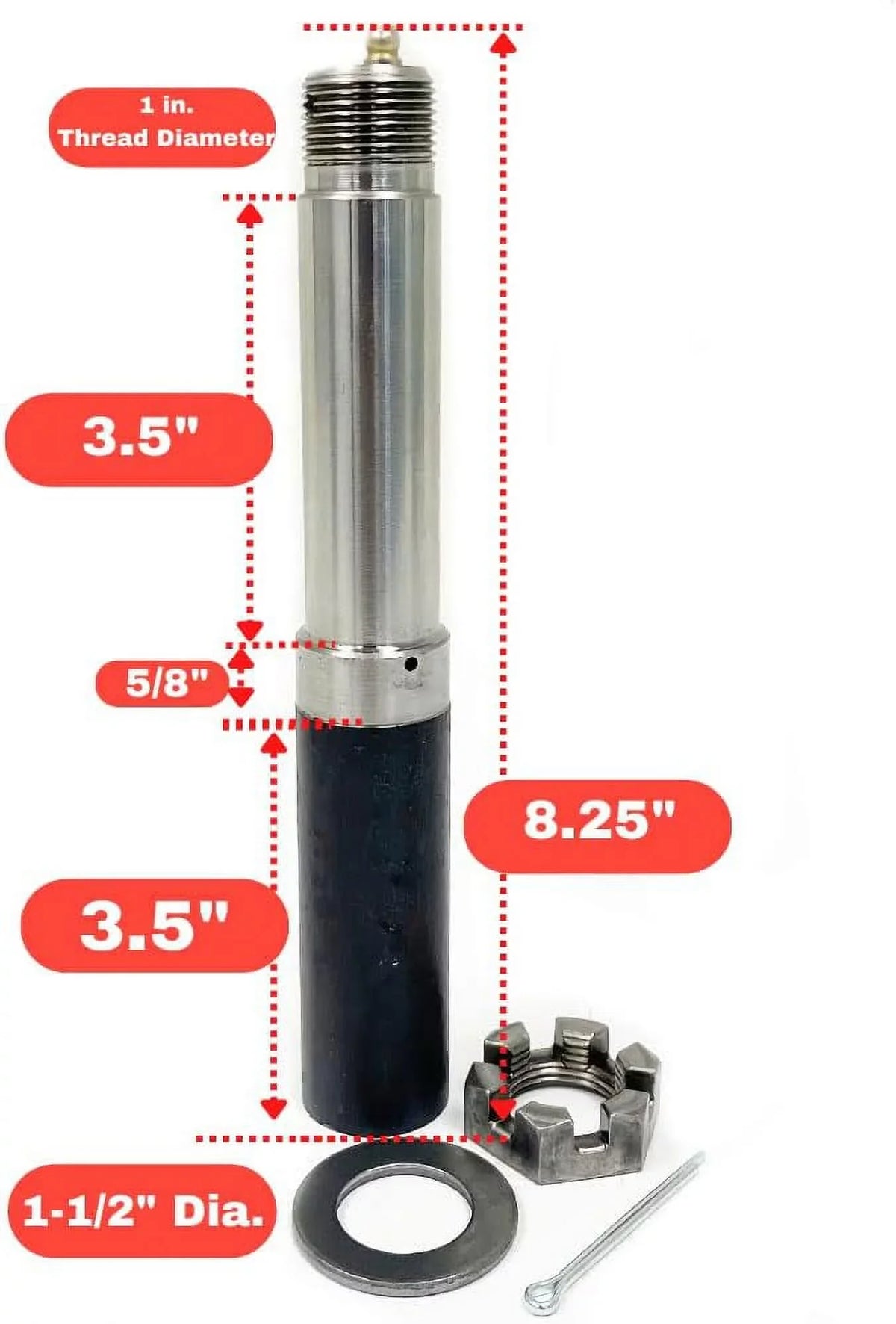 2,000 Bearings WHEEL Spindle Trailer uses SOUTHWEST (BT9) Trailer Hub Axle Bolt lbs with L44649 Circle 4-4" That
