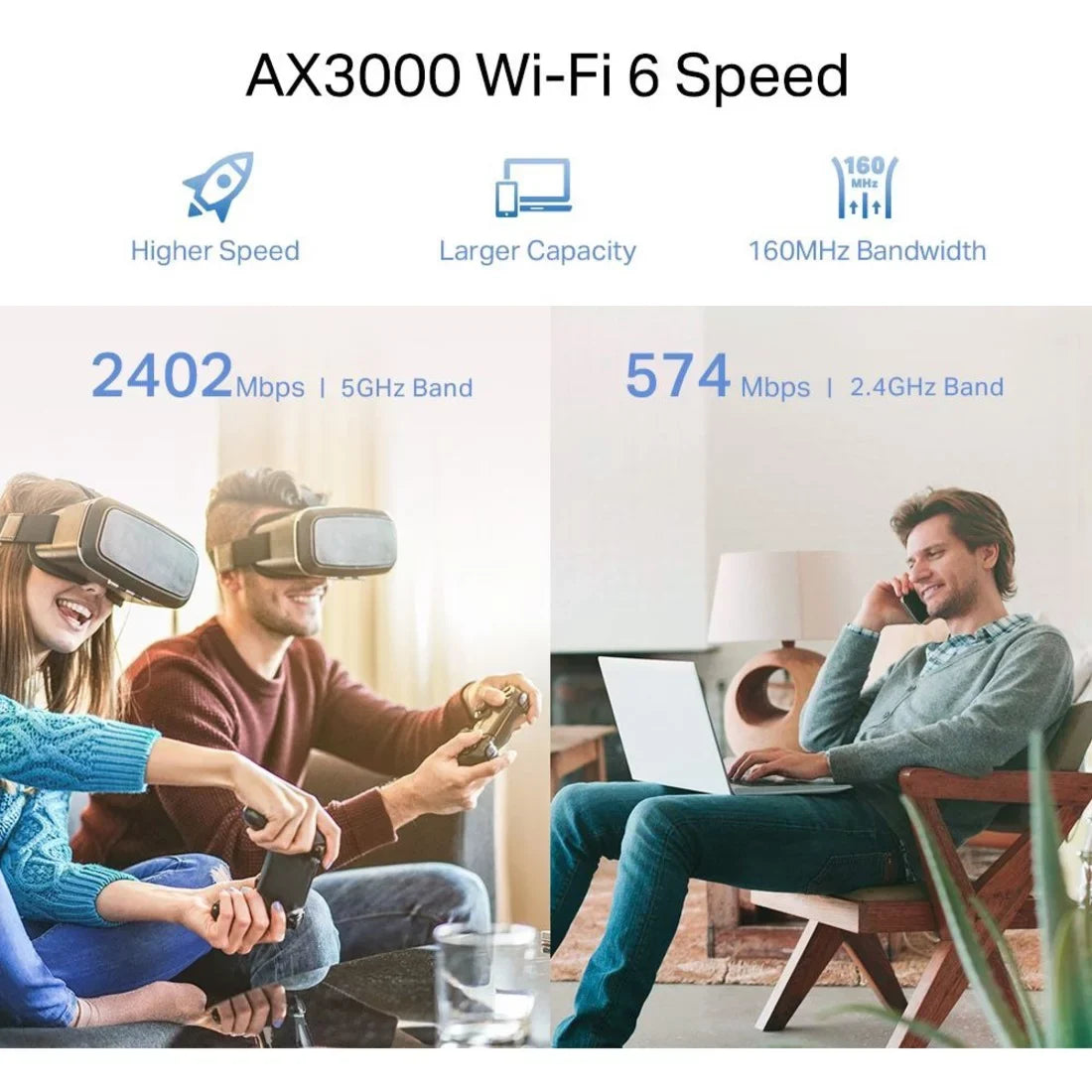 WiFi Mesh Extender TP-Link 6 RE715X AX3000