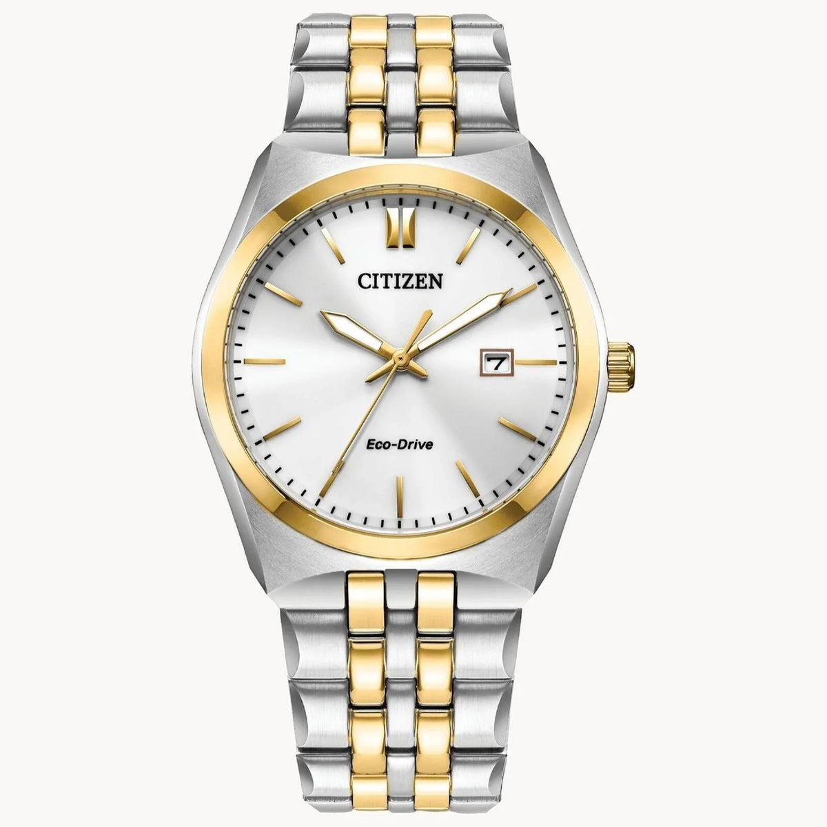 White Corso Two-tone BM7334-58B Dial Watch Citizen Men's