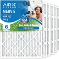 Air USA 18x24x2 700 Filter Filters CLEAN AIR. AIRX Furnace AC FILTERS 18x24x2 Premium 8 Comparable by WICKED FPR Pack MERV 6 & 5 Made Air Electrostatic HVAC to Conditioner Pleated MPR Filter
