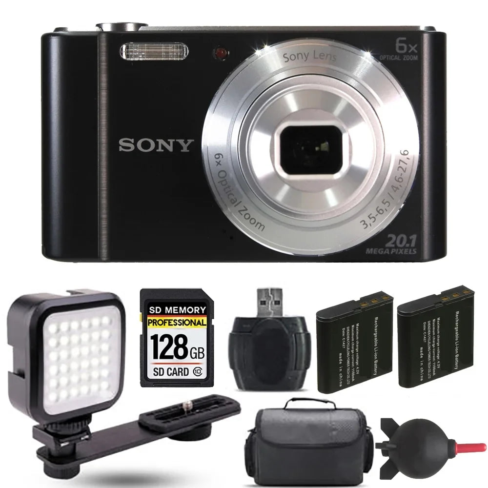 Sony + Battery Camera DSC-W810 + Digital Extra - Kit LED Cyber-shot 128GB