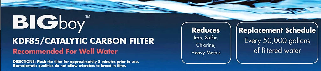 BIGBoy Hydro-Logic HydroLogic Carbon Upgrade x 20" KDF85/Catalytic 4.5" Compatible | HLBBKDF85 22070 Filter