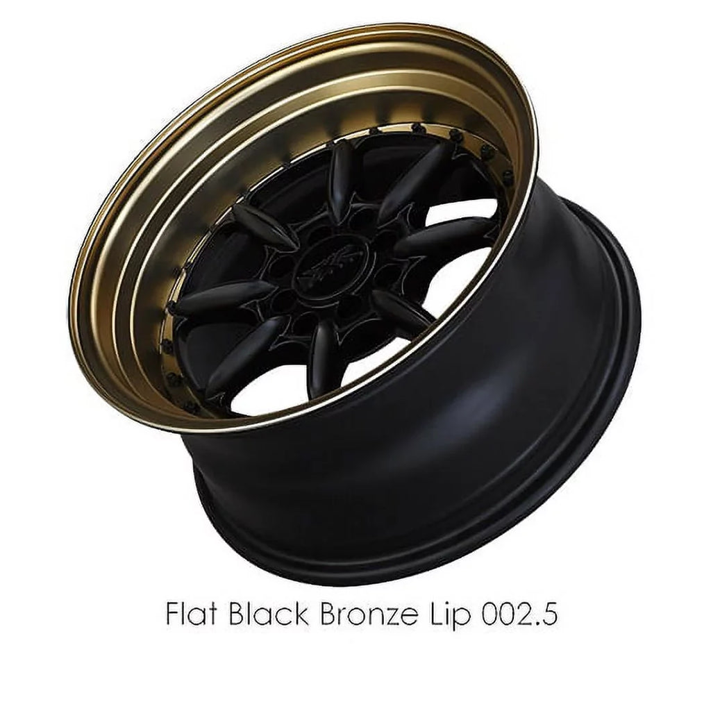 Wheel Flat XXR Black / Lip Bronze 002.5 16x8 20et 4x100/4x114.3