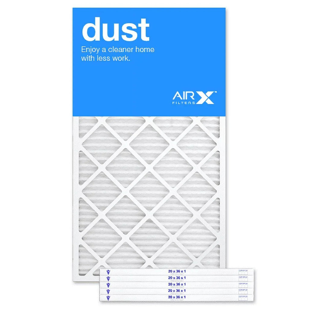 8 Filter Pleated AIRx Filter, AC 6-Pack Air MERV Replacement Dust Filters Furnace 20x36x1