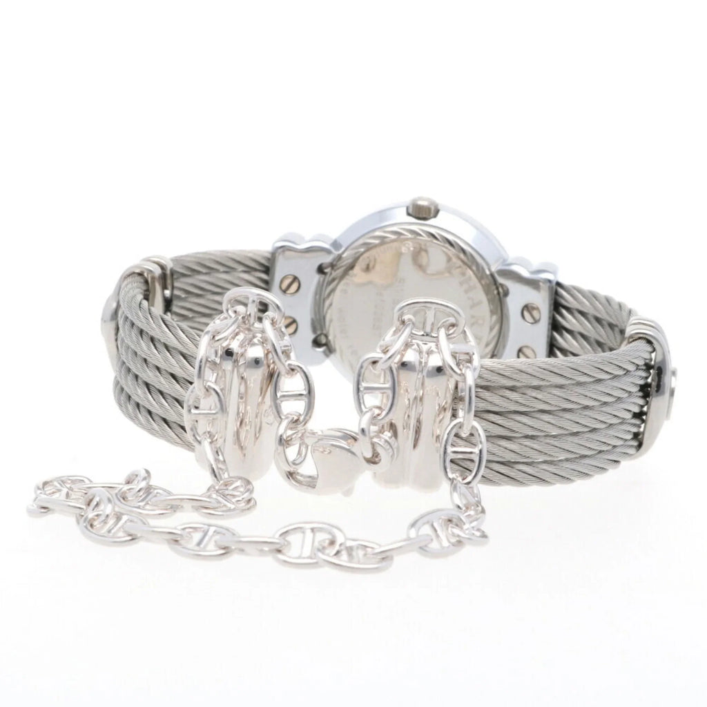 Stainless CHARRIOL 028ST Quartz (Good) Watch Women's Steel Charriol Pre-Owned Saint-Tropez