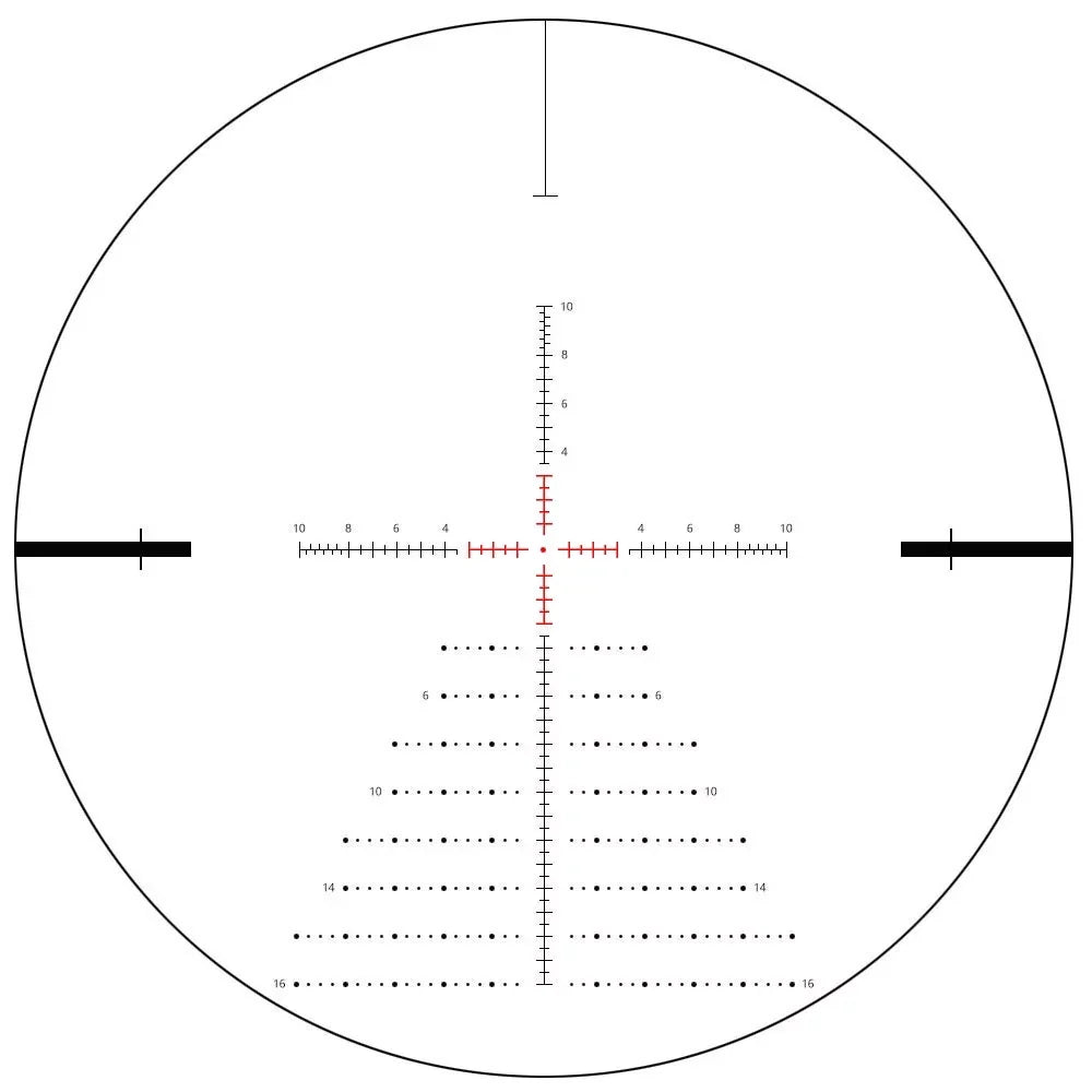 Rifle Illuminated 6-24X50 30 FFP Riflescope Scope, WHI Optics WestHunter SFIR mm
