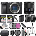 OSS Filter f/4 PC Sony Mirrorless Camera +64GB ZA +16-70mm +3 a6400 Lens