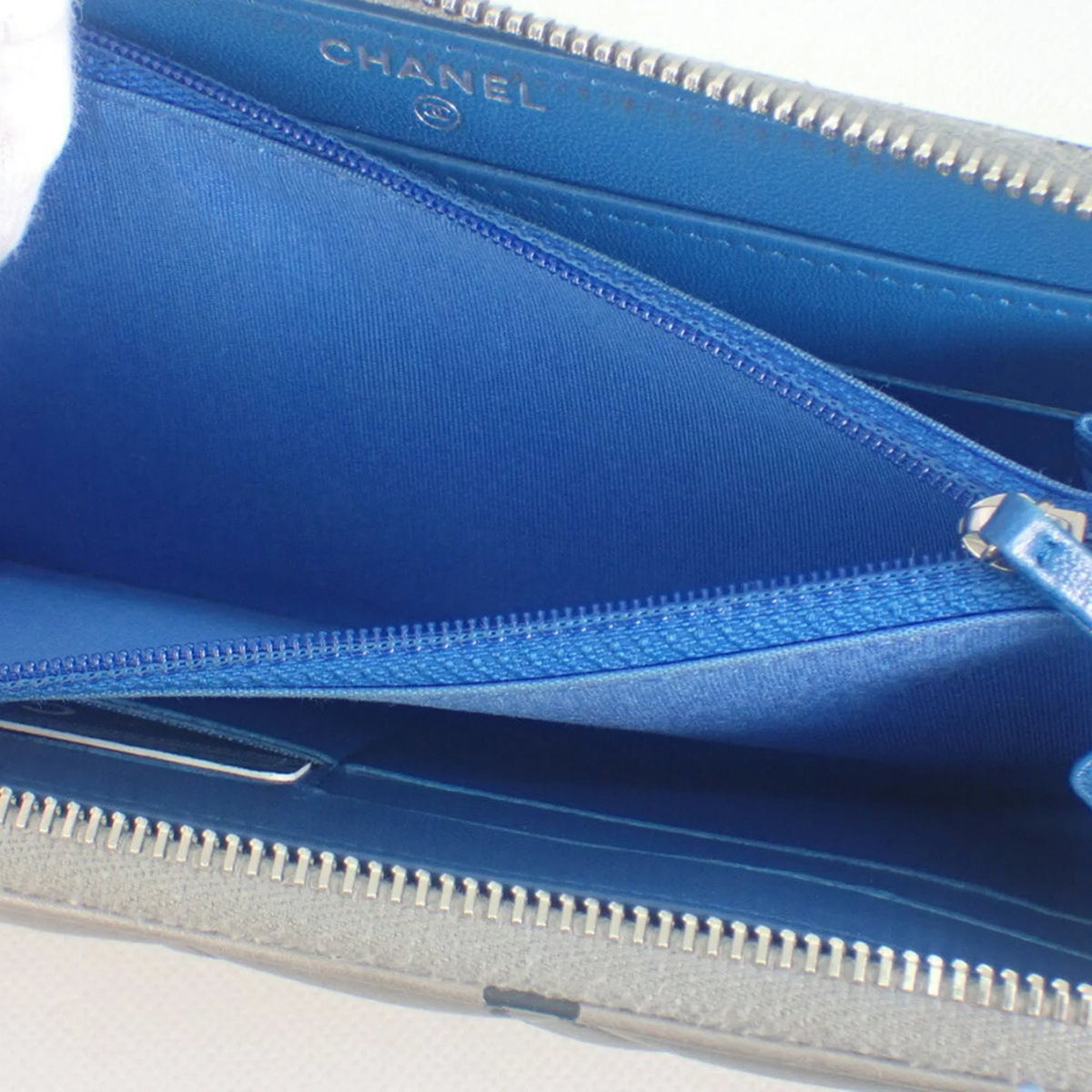 computer (Good) board matelasse Cambon mark long Pre-Owned Chanel pattern wallet circuit CHANEL here