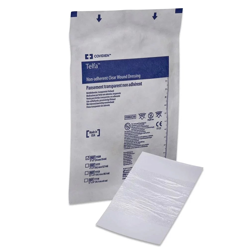 25 Non-Adherent Clear Box Dressing Telfa 1113 of