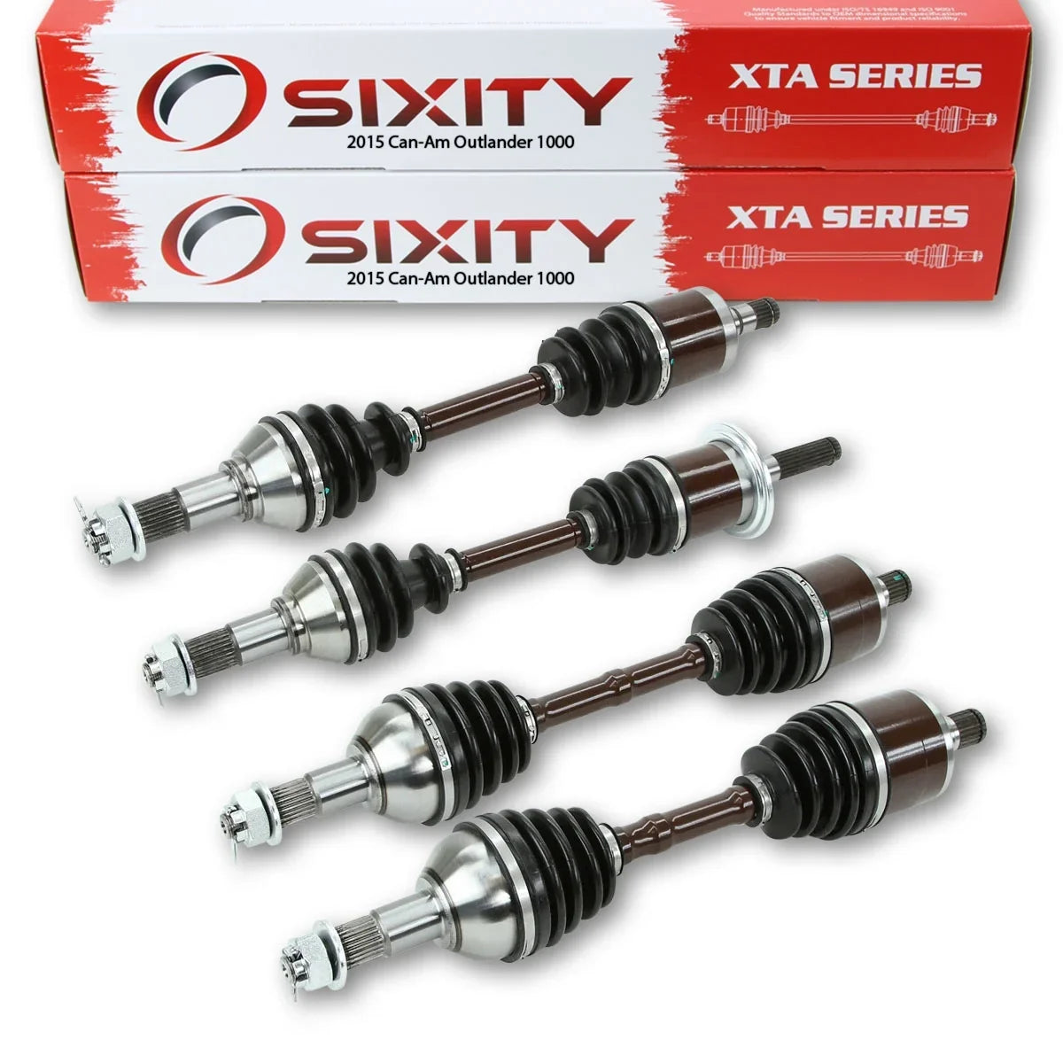 Left Right 4X4 Outlander Four Rear 2015 with Passenger compatible XTA 1000 Can-Am EFI Axles Front Driver Sixity